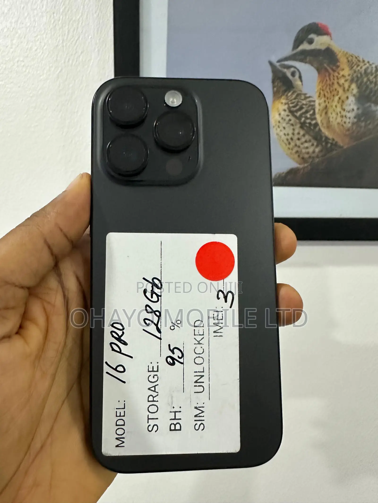 Apple iPhone 16 Pro 128 GB Black