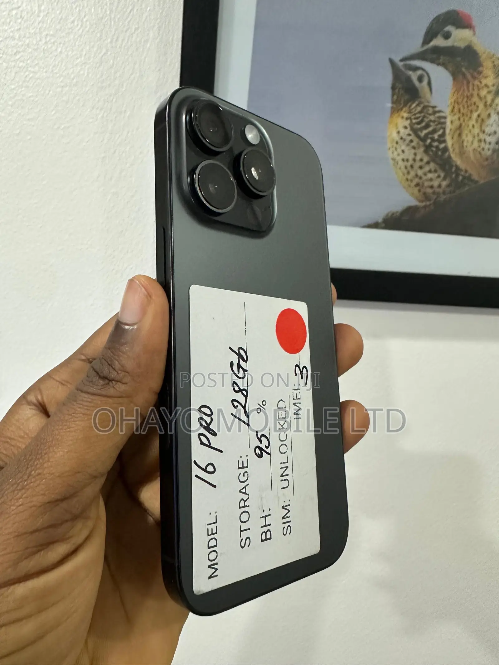 Apple iPhone 16 Pro 128 GB Black