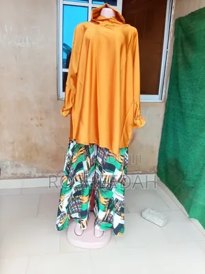 Flear Trousers And Boubou Hoody Elastic At The Waist
