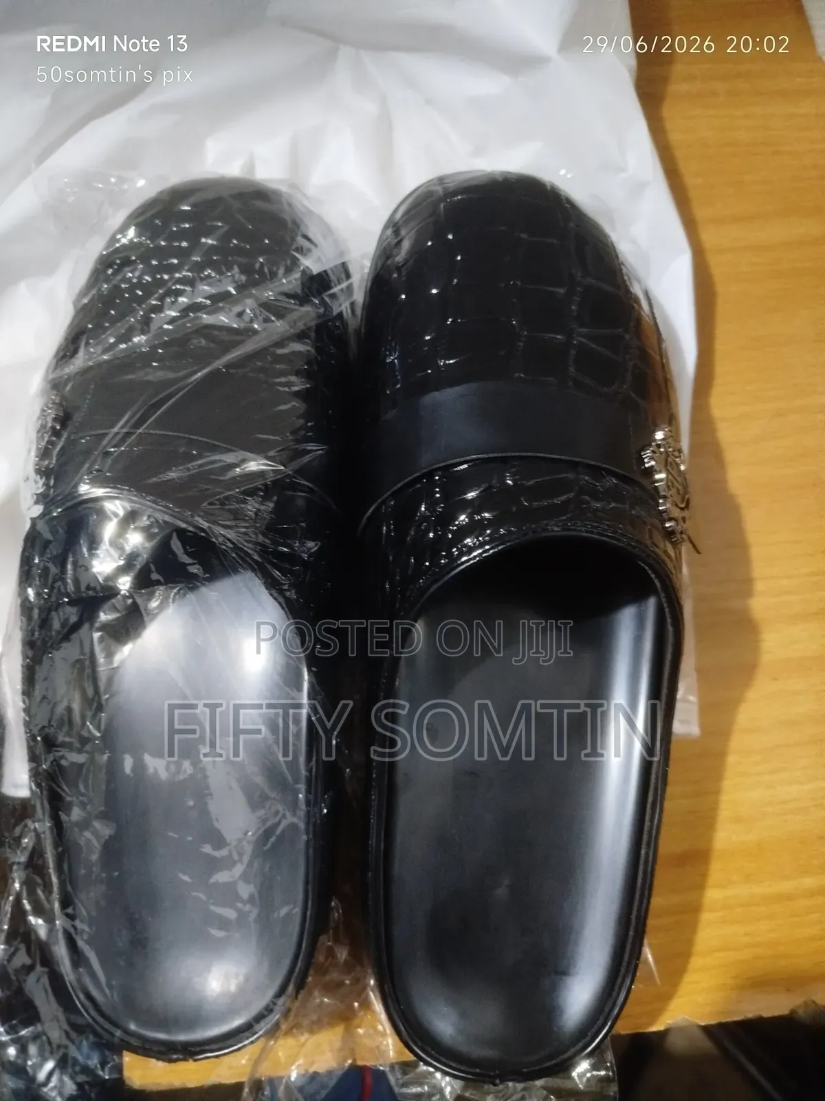 Leather Crocs Mens Shoe