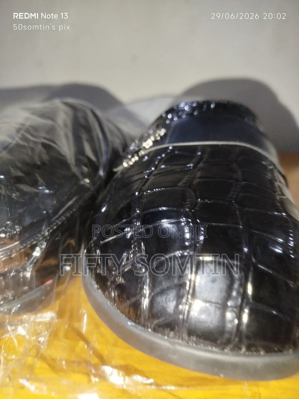 Leather Crocs Mens Shoe
