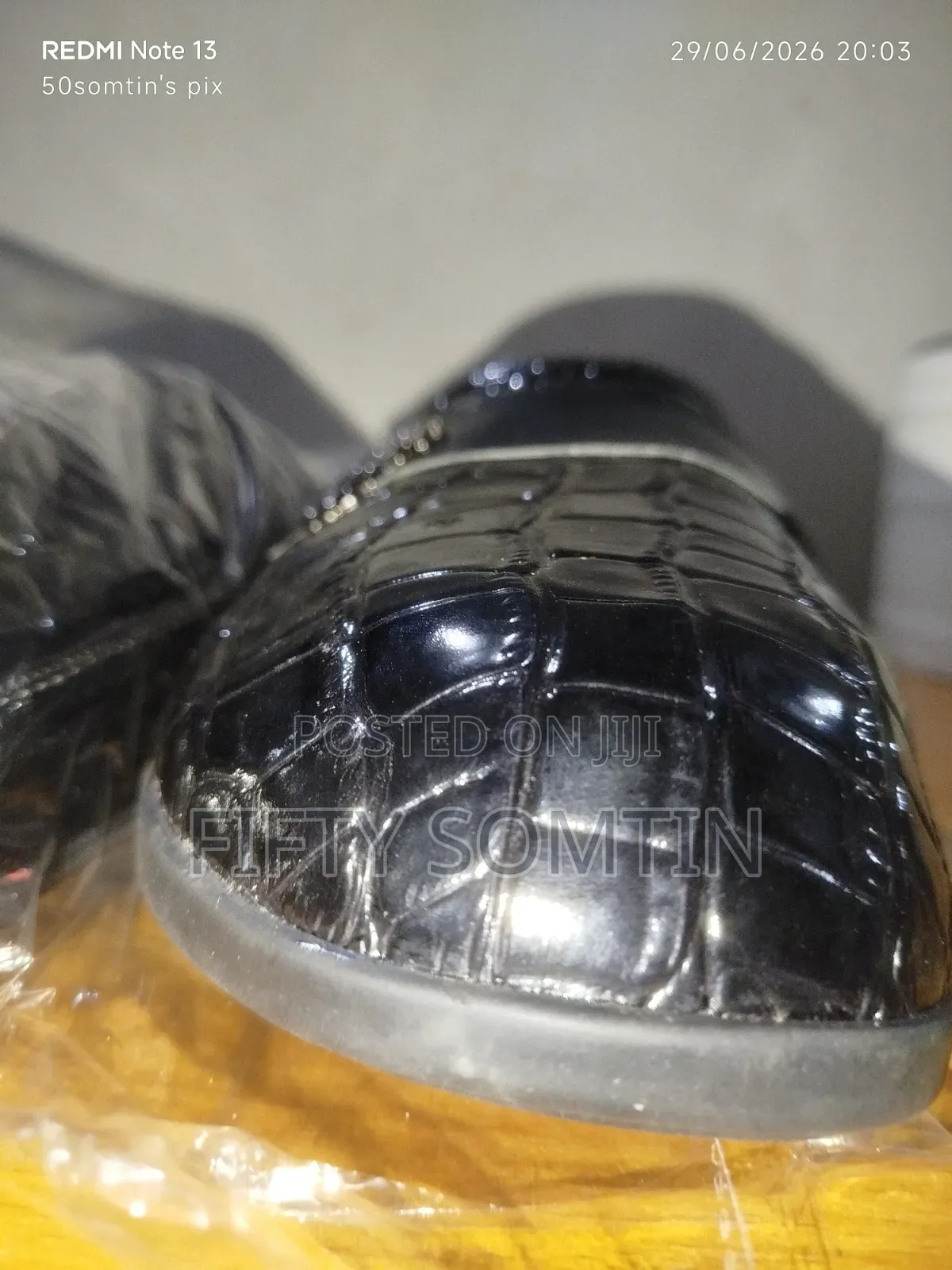 Leather Crocs Mens Shoe