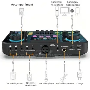 Quality Professional Audio Mixer Live Sound Card (Sx03)Multifunctional