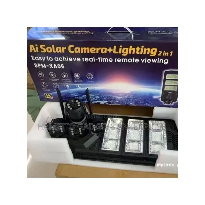 Remote Solar 4g Camera and Lighting Device