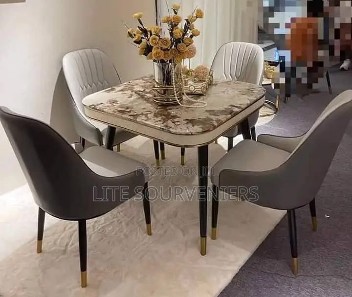 Marble Stone Top Dining Table
