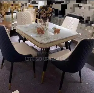 Marble Stone Top Dining Table