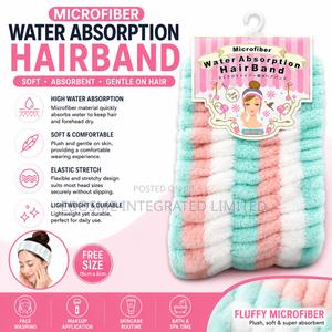 Hairband Microfiber Water Absorption Hairband