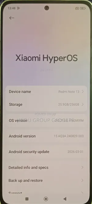Xiaomi Redmi Note 13 256 GB Green