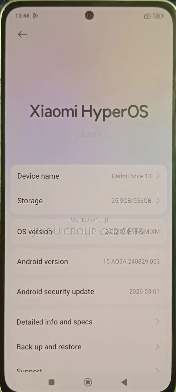 Xiaomi Redmi Note 13 256 GB Green