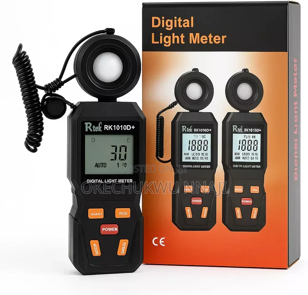 Digital Light Meter 0~200000lux Light Illuminance Lux Meter for Led