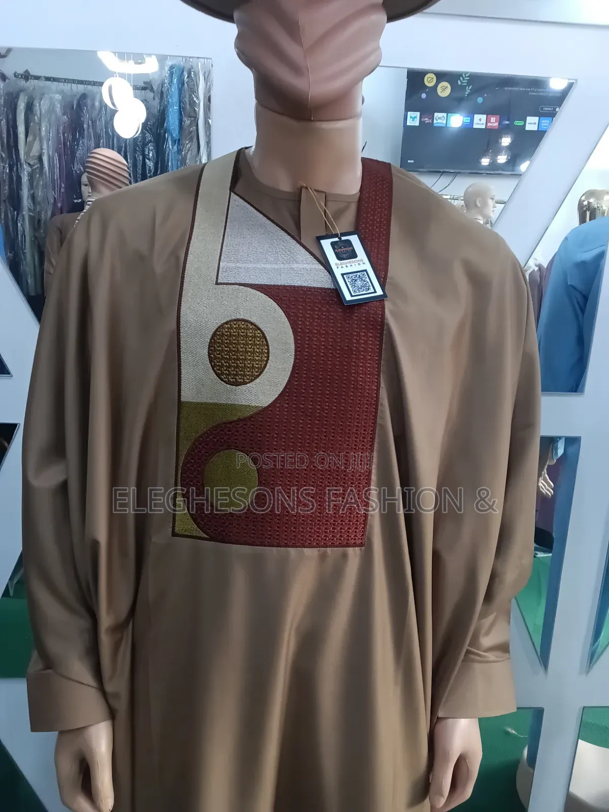 Brown Agbada for Sale