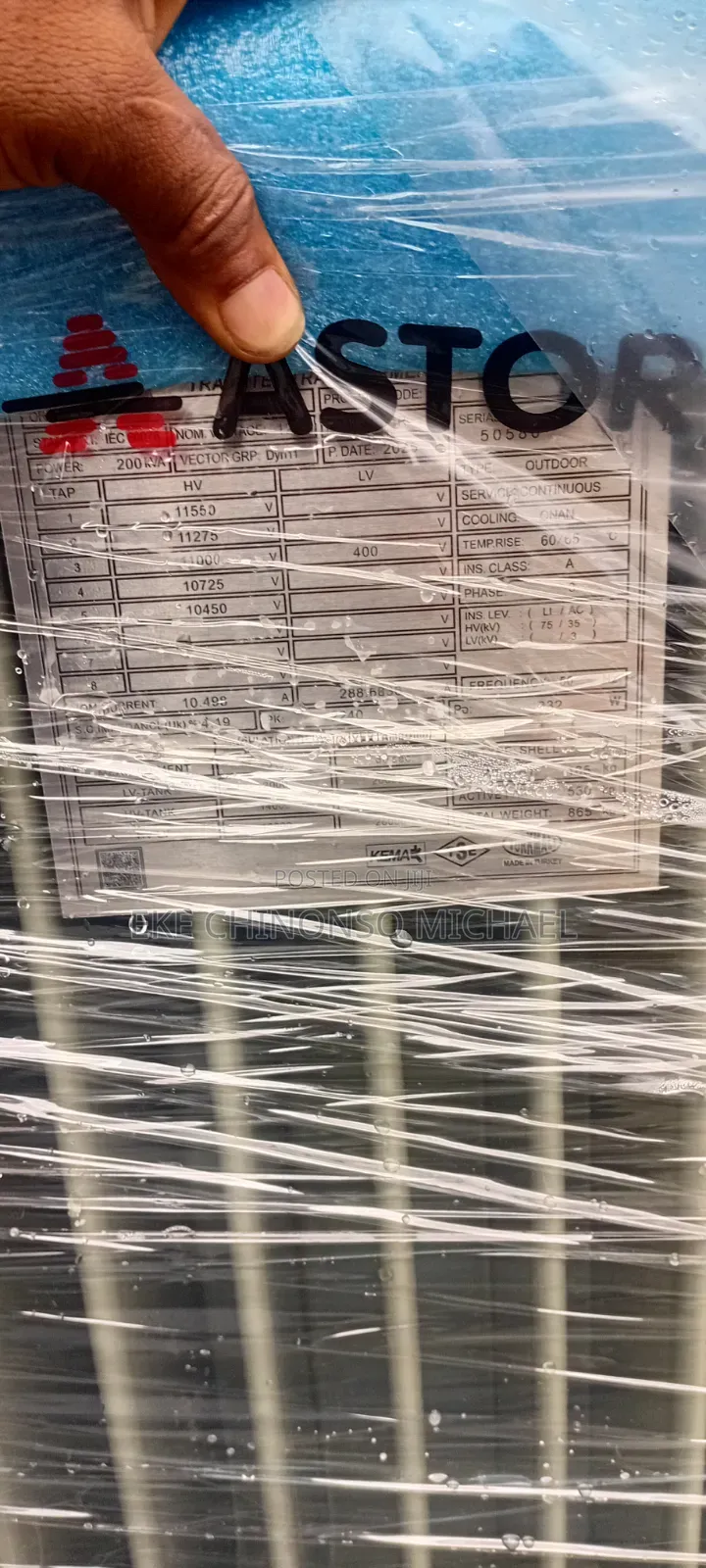 100kva, Transformer