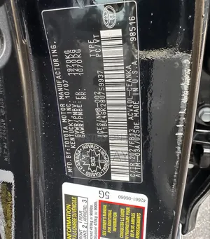 Toyota Camry 2008 Black