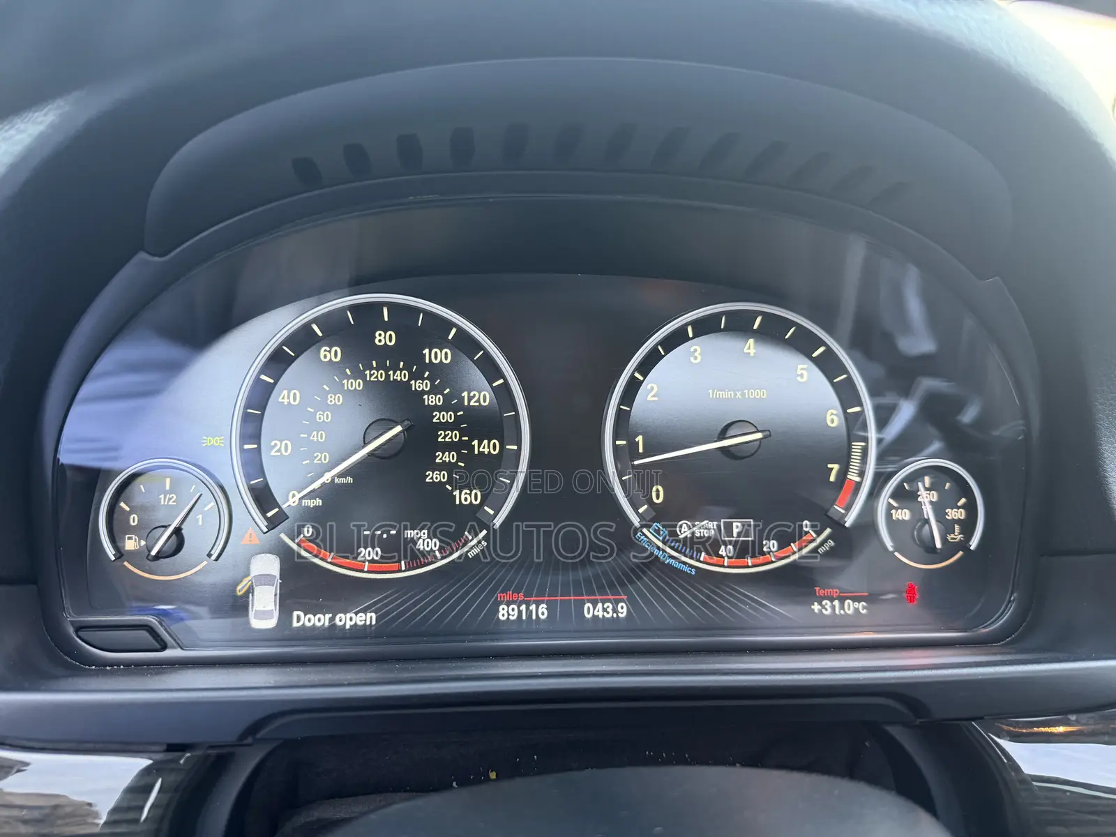 BMW 535i 2013 Black