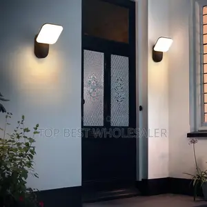 Modern Minimalist Round Square Aluminum Acrylic Led Wall Sconce Lamp