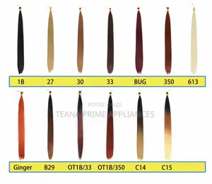 Bone Straight Braiding Extension Crochet Hair 30inch 150g