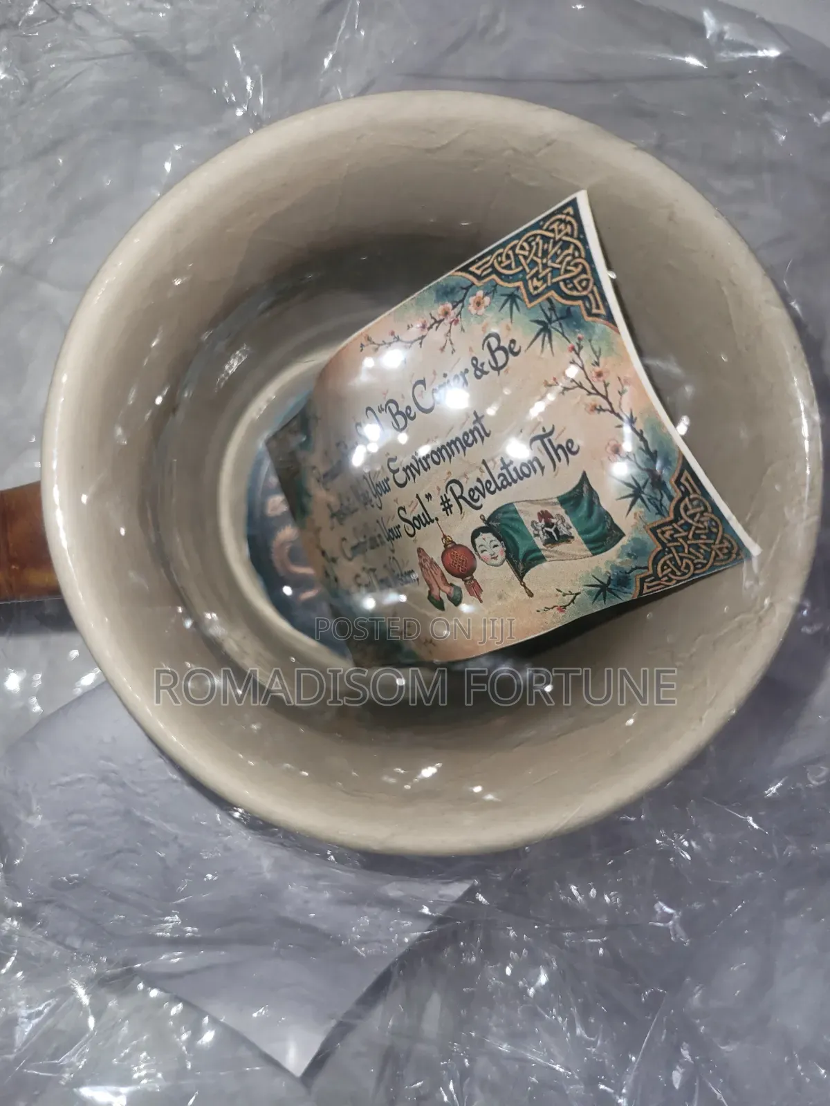 Romadisom Fortune Cozy and Aesthetic Illuminated Tea Cup