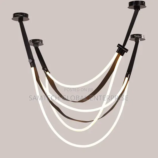 Modern Wave Led Pendant Chandelier