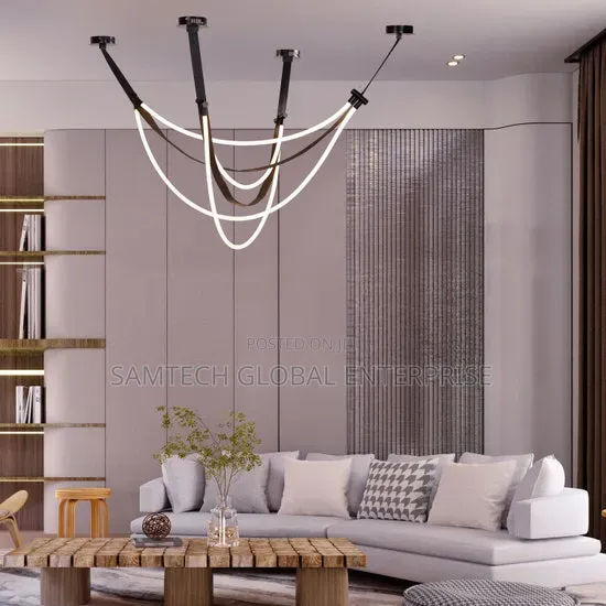 Modern Wave Led Pendant Chandelier