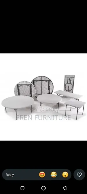 6 Fet Fordable Banquet Round Table