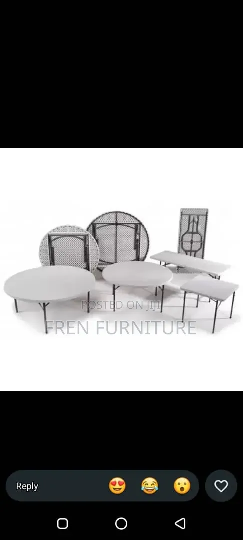 6 Fet Fordable Banquet Round Table