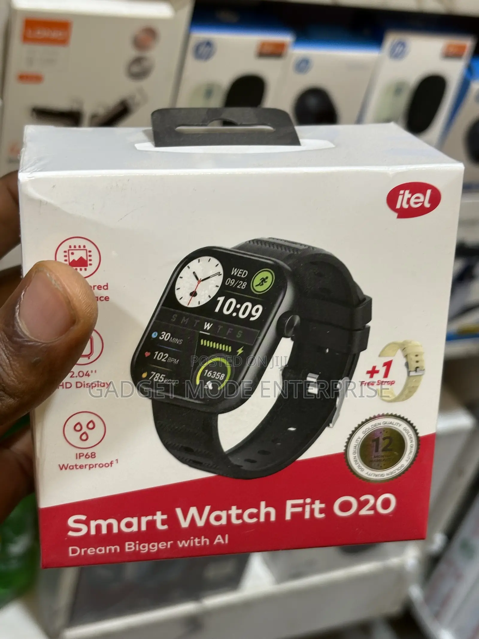 Itel 020 Smart Watch Fit For iPhone And Android