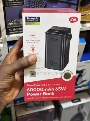Itel 60000mah 65w Long Lasting Power Bank