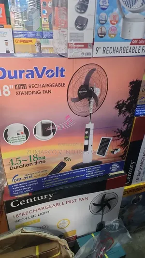 Duravolt 4n1 Rechargeable Standing Fan 18inches