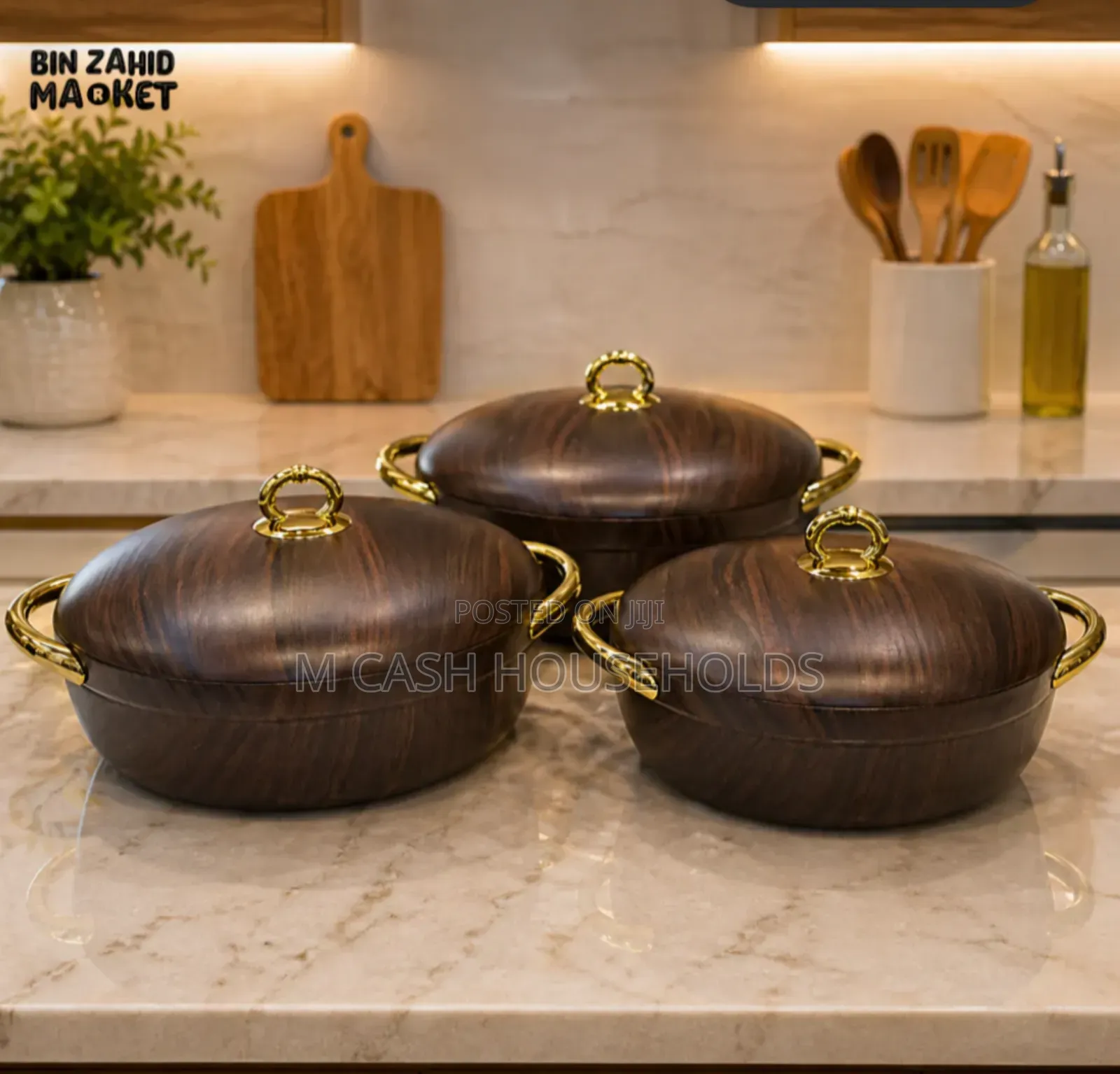 Luxury High Quality Forever Gold Food Warm Set