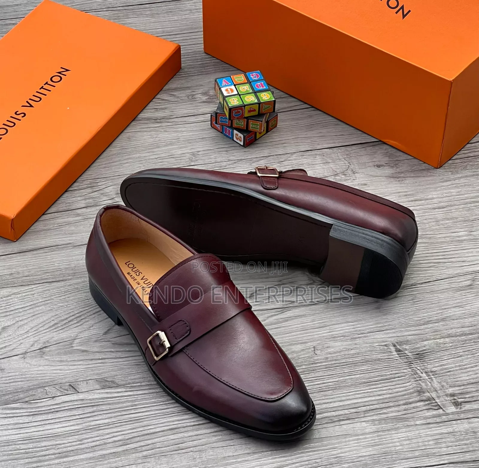 Black N Brown Louis Vuitton Shoes