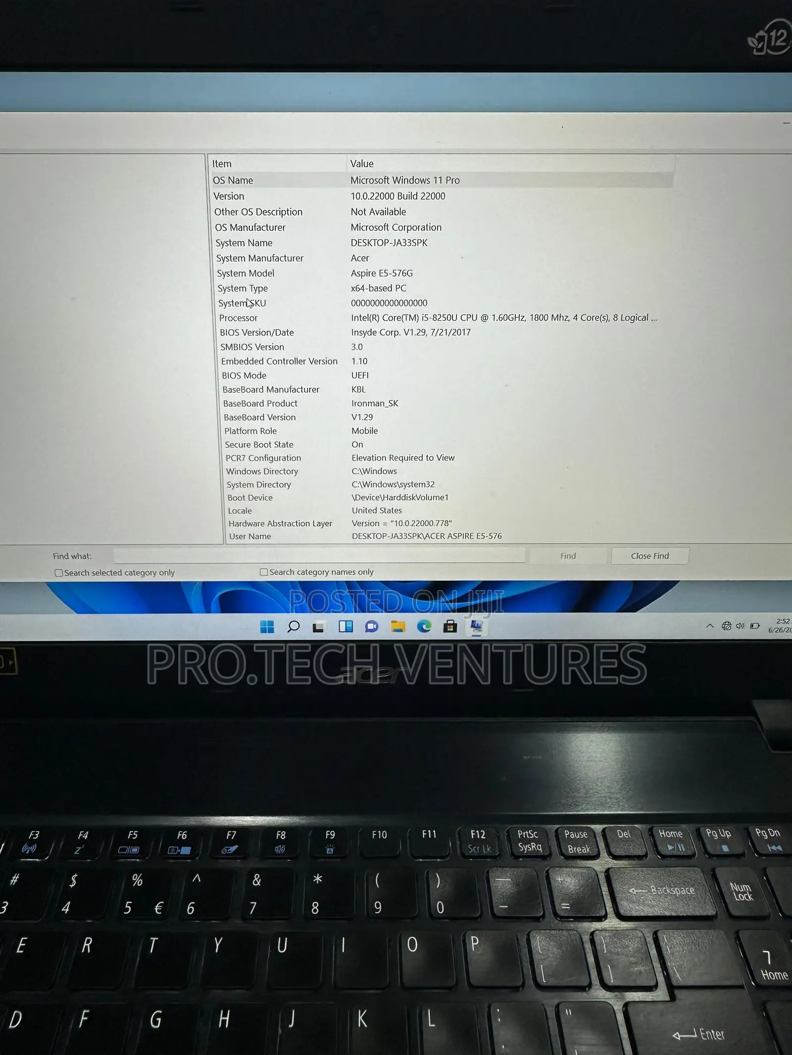 Laptop Acer Aspire E5-572G 8GB Intel Core i5 SSD 256GB