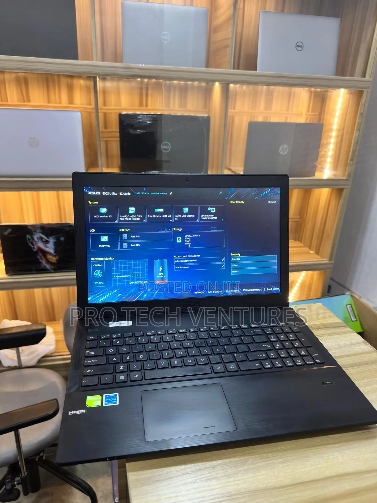 Laptop Asus 8GB Intel Core i7 SSD 256GB