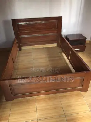 Standard Double Bed With Mattress