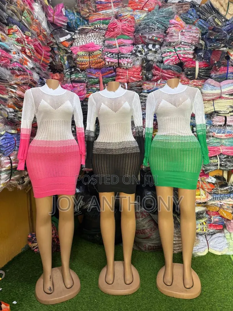 Stripe Knitted Mimi Elegant Sweet Dress