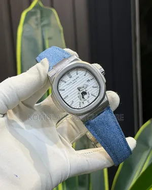 Luxury Patek Canvas Style Strap,Working Down Second and Clasp Buckle