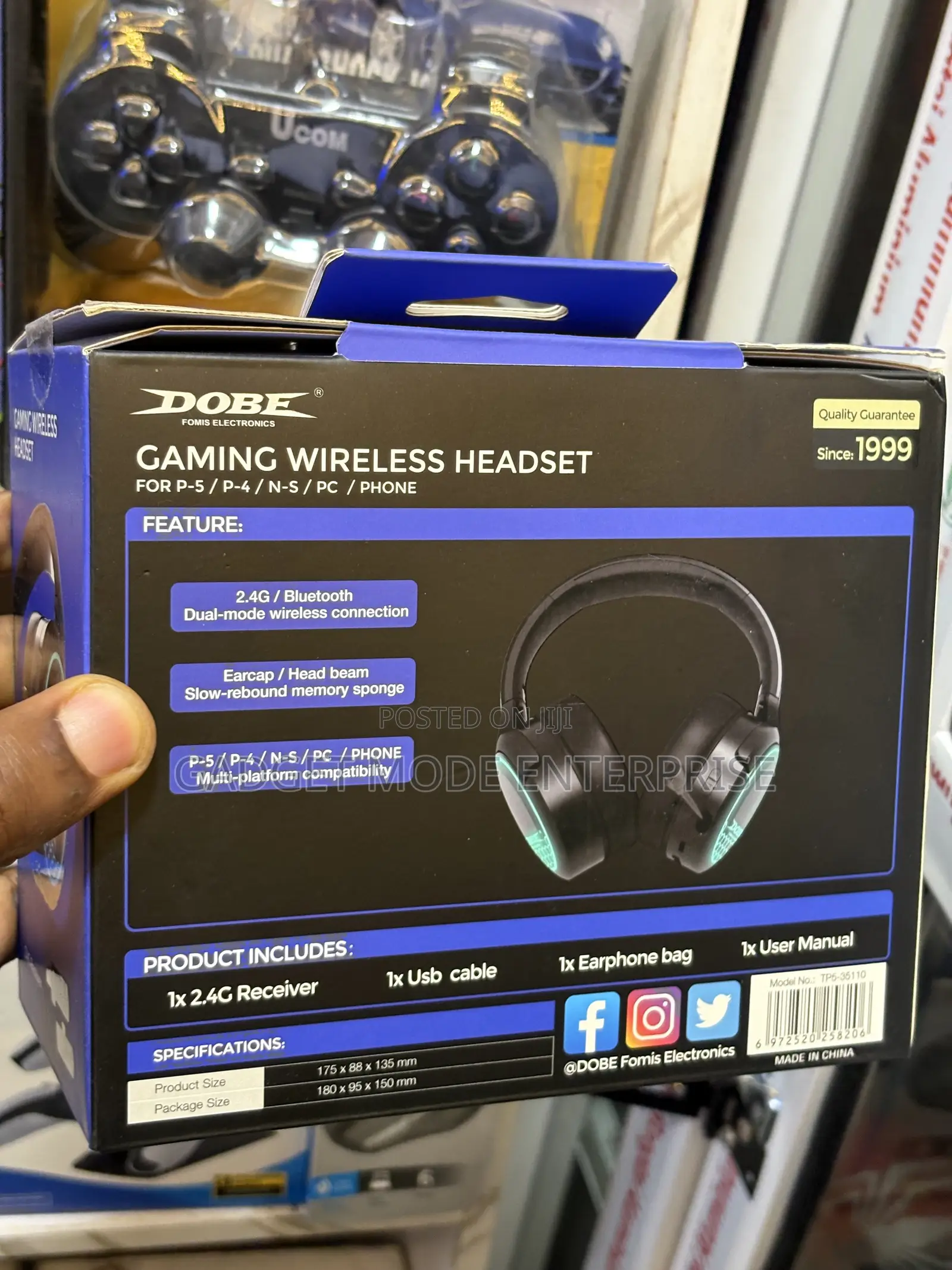 Dobe Gaming Wireless Headset