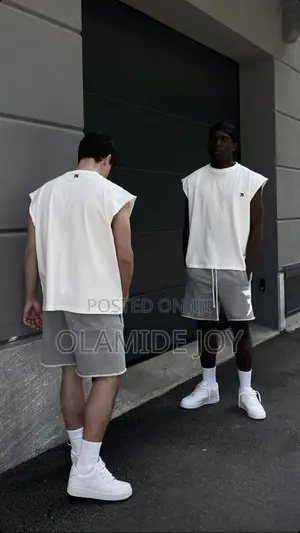 Men's Premium Oversized Sleeveless T-Shirt Shorts Set