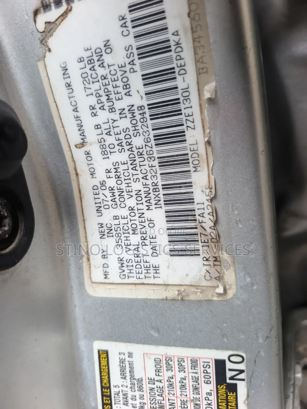 Toyota Corolla 2007 Silver