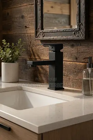 Premium Matte Geometric Bathroom Tap