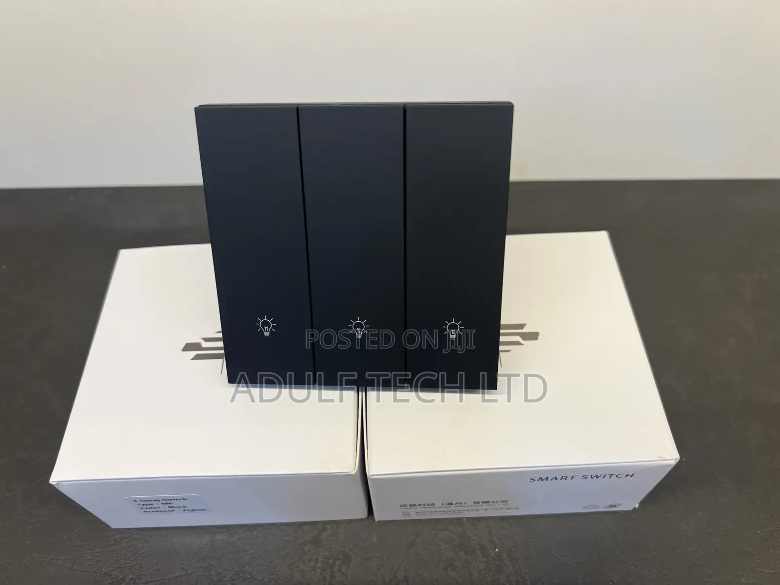 3 Gang Zigbee Push Smart Switch