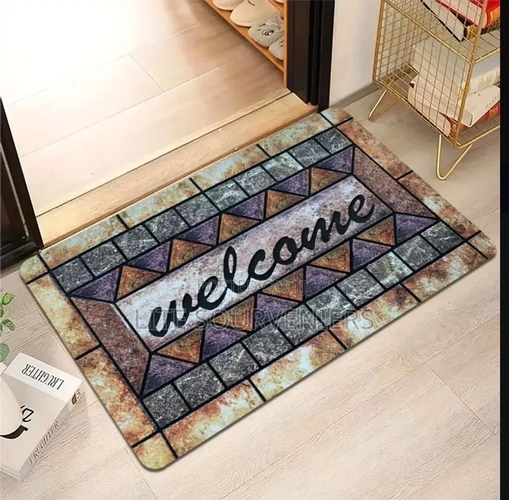 Large Size Mosaic Welcome Mat