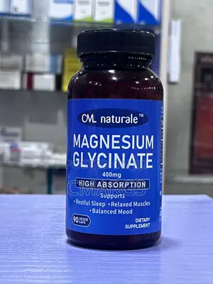 CML Naturàle Magnesium Glycinate 400mg – High Absorption Mg, 90 Caps