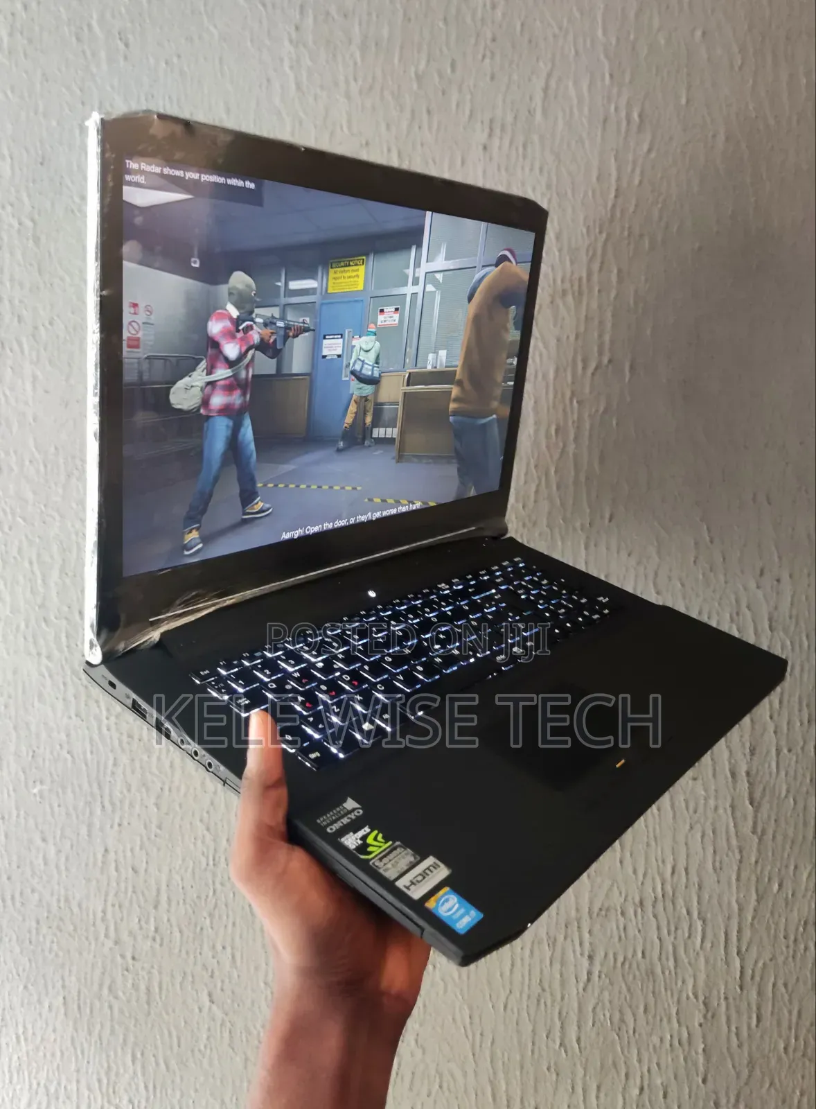 Laptop Clevo N170RD 8GB Intel Core i7 HDD+SSD 500GB