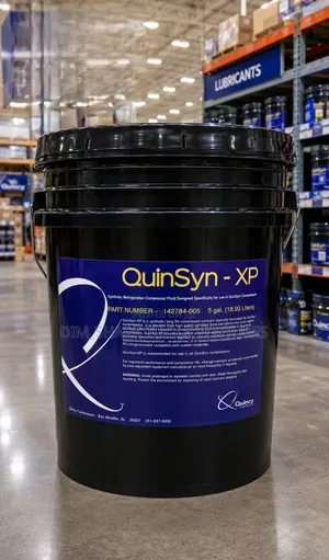 Gallon Pail of Quincy Compressor Quinsyn-Xp