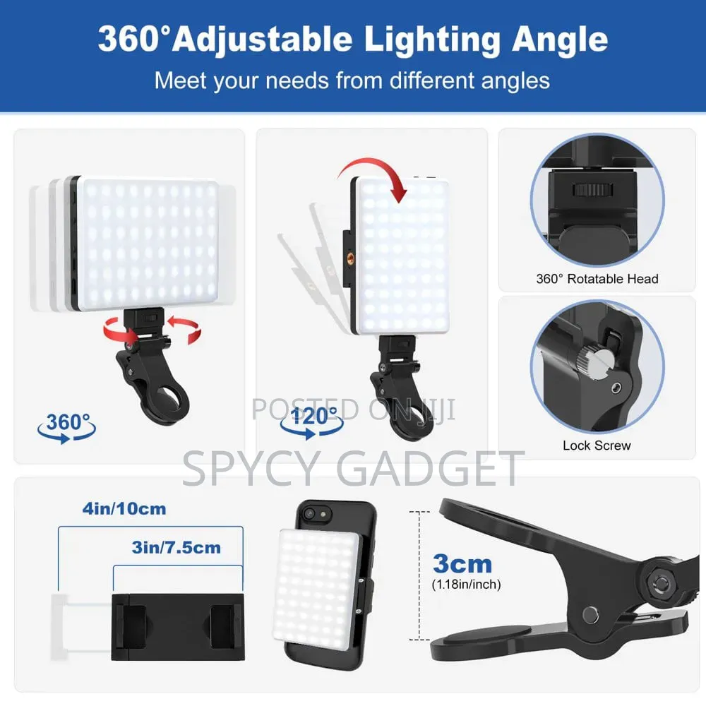 Rechargeable Selfie Light for Phone Clip