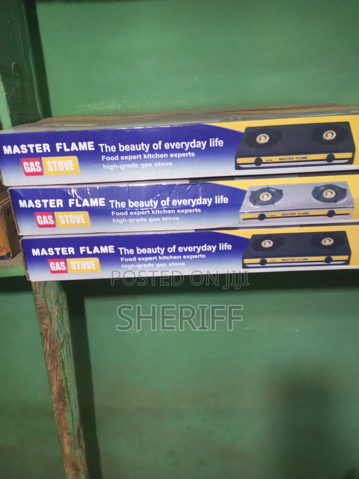 Master Flame Table Top Double Burner Gas Stove