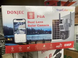 P6a Dual Lens Solar CCTV Camera / 8mp / 4g Lte