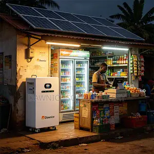 20kwh Mobile Wheeled Household Battery Off-Grid Power Solution