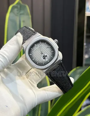 Luxury Patek Canvas Style Strap Watch