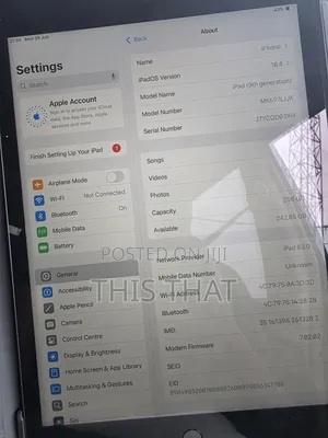 Apple iPad 10.2 (2021) 256 GB Silver